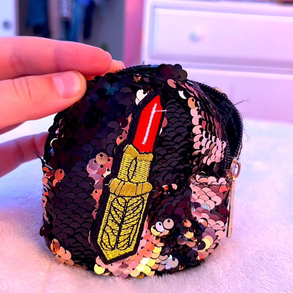 Mermaid mini keychain bag